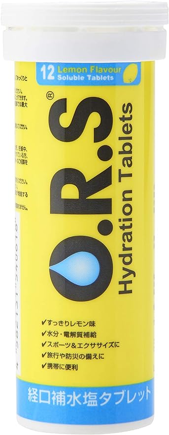 ORS Oral Rehydration Salt Tablets 12 Tablets (lemon) - BeesActive Australia