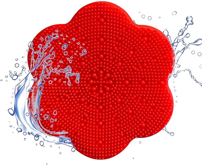 Baby Shower Silicone Brush - Baby Scalp Massager Soft Shampoo Brush,Hair Washing Massage Brush Wiping Comb Massage Scalp and Cleanse Body Sakmura - BeesActive Australia
