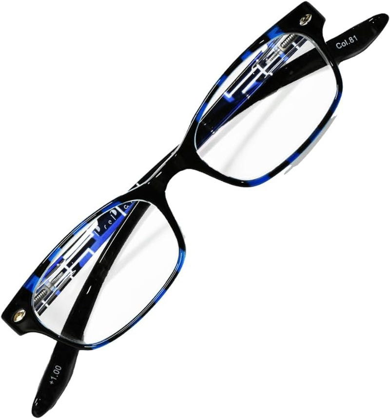 [PrePiar] Reading Glasses, Blue Light Cut, Senior Glasses, Men's, Women's, 3 Month Warranty, Case Set, UV Protection, Portable, Lightweight, 802, Stylish - BeesActive Australia