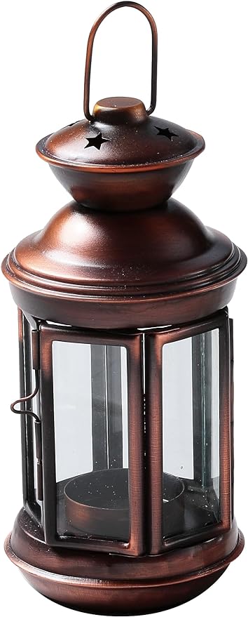 LOOPLE Tin Lantern "Hexagon" (Bronze) - BeesActive Australia