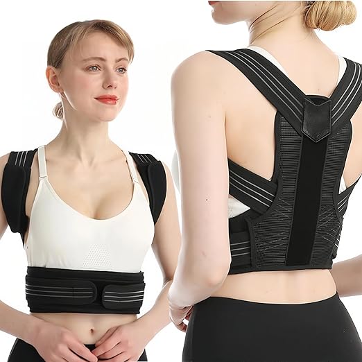 2023 REPETRI TECH Posture Supporter Posture Belt [Supervised by Chiropractor] Wrapped Shoulder Hunchback Shoulder Blade Supporter (Breathable/Light/Unisex/Adjustable) with Pad - BeesActive Australia