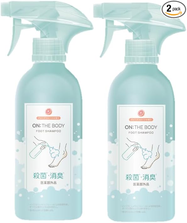 Reach On The Body Foot Soap, Set of 2 (Grapefruit), Deodorizing, Sterilizing, Disinfecting, Foot Care, Foot Soap, Korean No.1 Brand - BeesActive Australia