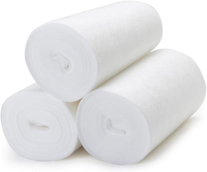 Toyvian 3 Rolls 100 Sheets/Roll Disposable Underpad Diaper Liner Disposable Diaper Liner Baby Liner Disposable Urine Pad White Flushable Diaper Liner - BeesActive Australia