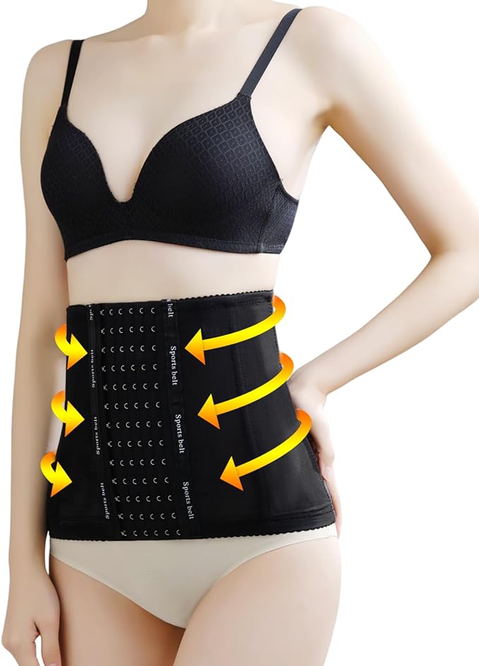 Senteria Waist Cincher Corset Waist Support for Women Weight Loss Postpartum Body Shaper Neck Shapewear Breathable 6 Stairs Hook Adjustable - BeesActive Australia