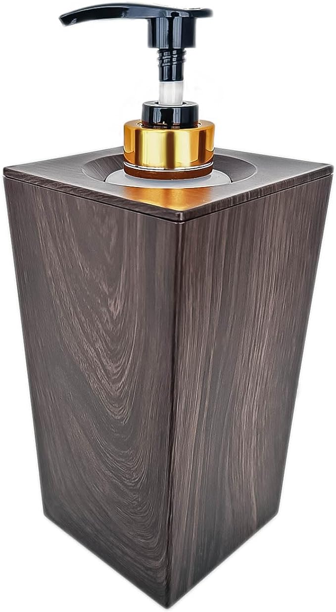 What's!? Oil Warmer, Men’s Esthetic Bottle, Heater, Thermal Bottle, Electric, Warming, Oil Pump, Massage, Wood Grain, Dark Brown, Treatment, Aroma, Body Oil, Aroma Oil - BeesActive Australia