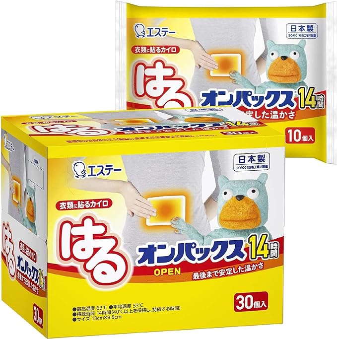 Onpax [Bulk Purchase] Stick Cairo Regular 40 Pieces [Made in Japan/Duration Approx. 14 Hours] Haru Onpax Stick Kairo R - BeesActive Australia