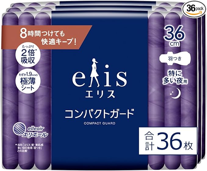 Eris Compact Guard with Wings, 36cm (especially for heavy nights), 36 pieces [Bulk Purchase] -  Australia