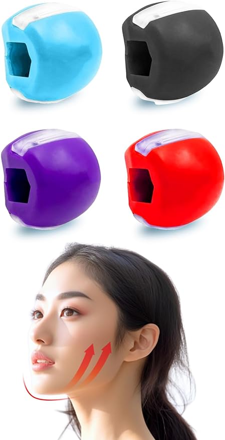 KAMIHO Facial Muscle Training, Small Facial Correction, Oral Corner Raising Goods, Nolabial Line Training (Black) -  Australia