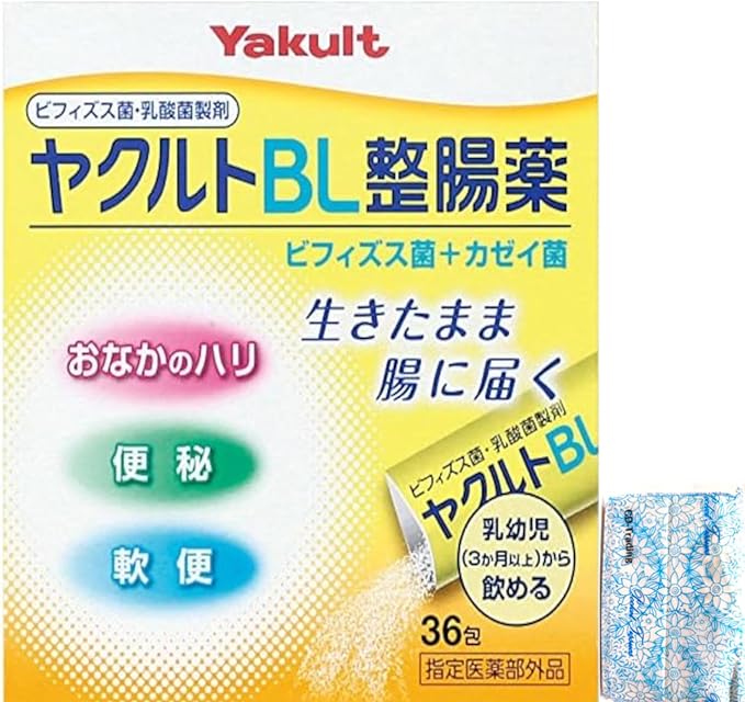 Yakult BL intestinal medicine 36 packets x 1 set, designated quasi-drug, original pocket tissue included - BeesActive Australia