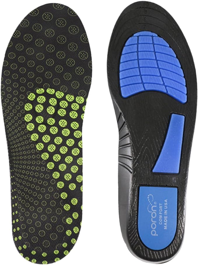 Sunhel Insole, Shock Absorption, Standing Work, Next-to-Work Shoes, Lightweight, Sports, Walking, Climbing, Insole, Men's, Women(Black, 9.8 - 11.2 inches (25 - 28.5 cm) - BeesActive Australia