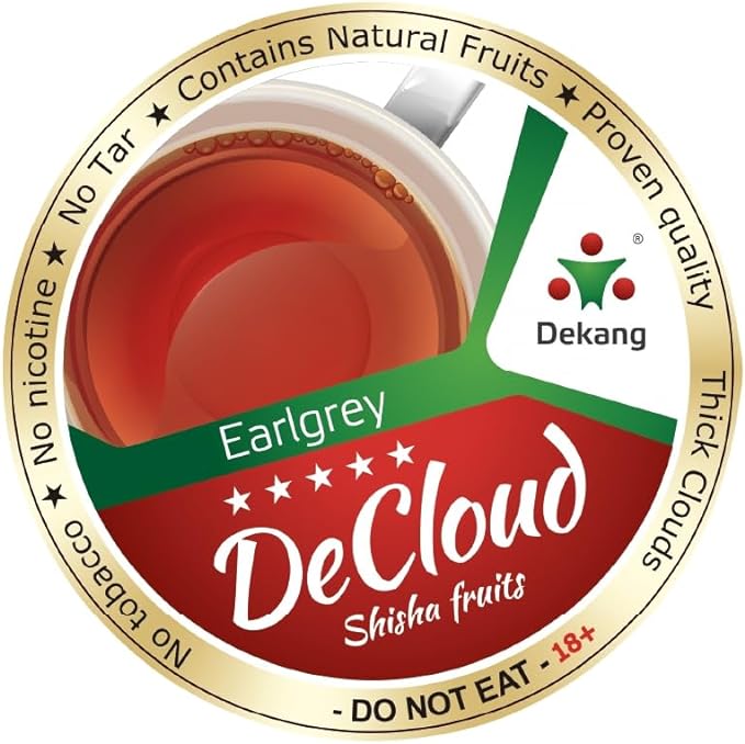 DECLOUD SHISHA Shisha Fruit (Earl Gray) 1.8 oz (50 g) Shisha Flavor Tobacco Non Nicotine - BeesActive Australia