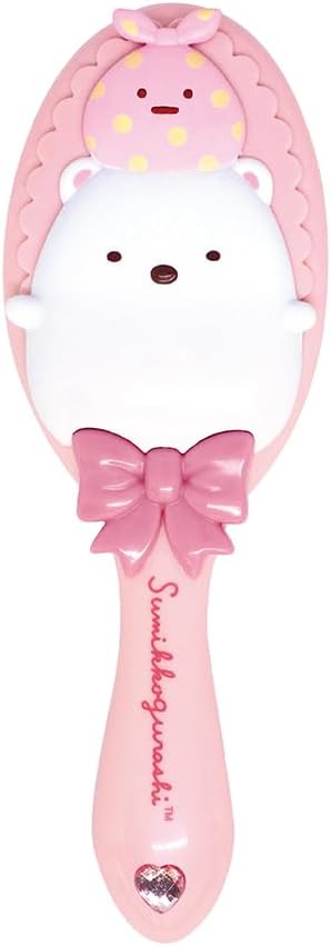 Morimoto Sumikko Gurashi Die-Cut Hair Brush, White Bear - BeesActive Australia