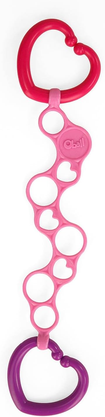 Kids II Japan Bright Starts O-Link Baby Stroller Toy, Stroller Strap, Teeth, Rattle, Oball, Baby Shower, Pink -  Australia