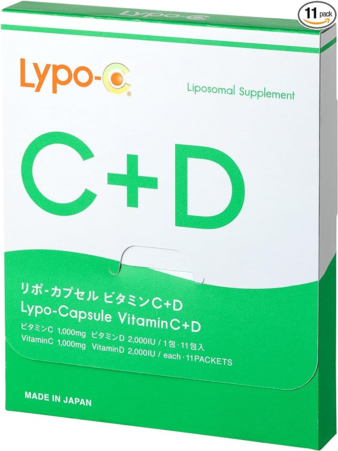 Lypo-C Lipo Capsule Vitamin C + D (11 sachets) 1 box Domestic Official Liposome Vitamin C Vitamin D 1000mg - BeesActive Australia