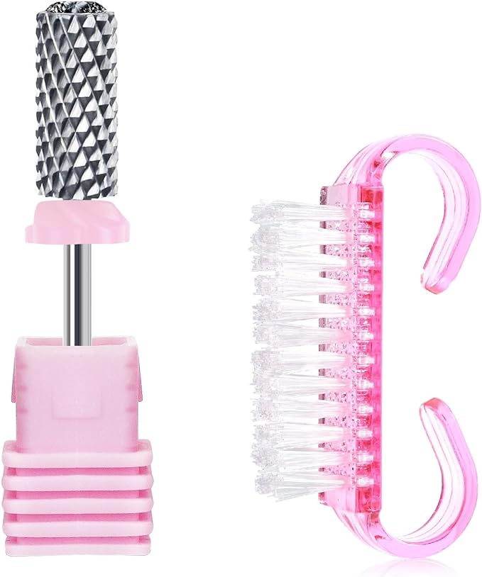 Nail Bit with Crystal Stone, Silver Bit, 5 Sizes QT-152 (Black, XC) - BeesActive Australia
