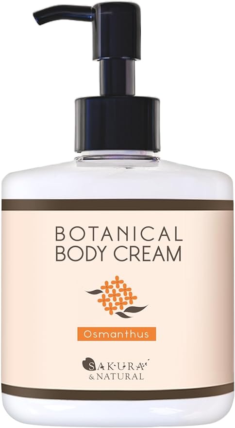 SAKURA & NATURAL Osmanthus Body Cream, Moisturizing Cream, Hand Cream, Osmanthus Dry Skin, Additive-Free, Moisturizing - BeesActive Australia