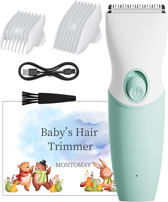 Hair Clipper, For Children, Waterproof, Baby Clippers, Electronic Clippers, For Babies, Silent, Baby Shower, Boys, Japanese Instruction Manual (English Language Not Guaranteed) - BeesActive Australia