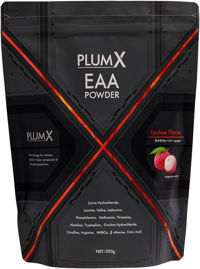 PLUMX EAA lychee flavor 520g Contains 9 essential amino acids - BeesActive Australia