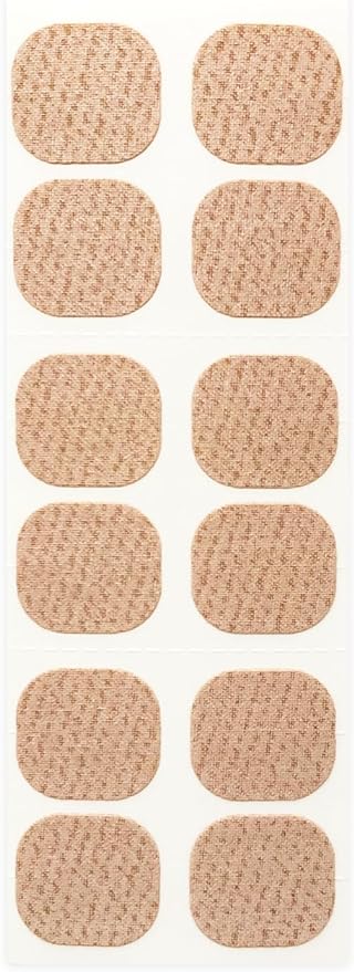 Seiwa Sangyo Value Replacement Seals, 12 Sheets, 20 Sheets, For Magnetic Therapeutic Devices (Case Included) (For Particle Diameter 0.3 inches (8 mm) (Hole Diameter: 0.3 inches (9.5 mm), Pink Ochre, Made in Japan, Bath OK - BeesActive Australia