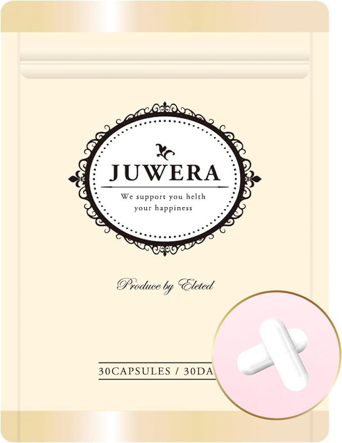 JUWERA Made in Japan Femininity Enhancement Supplement Elastin Isoflavone 15 types of beauty ingredients Supplement (30 days supply) GMP factory - BeesActive Australia