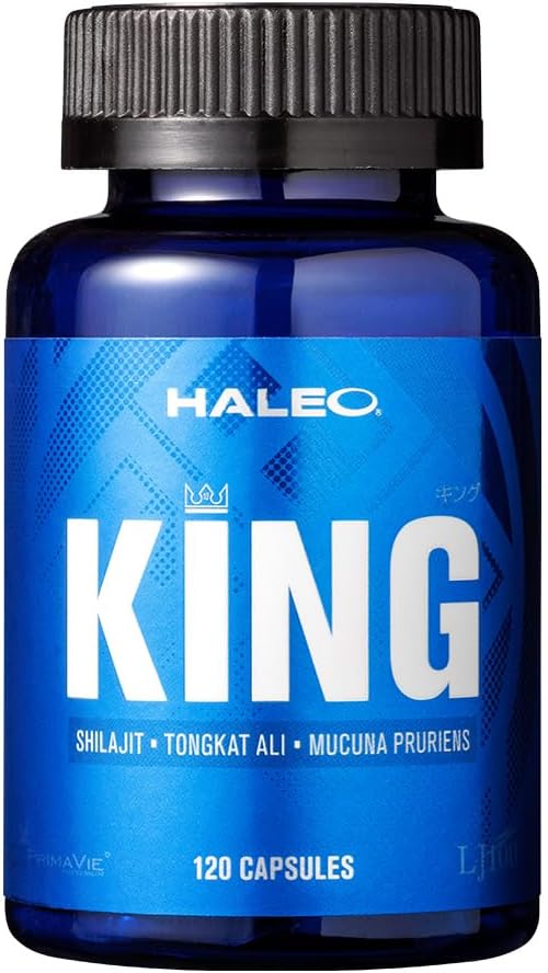 HALEO KING Mucuna Bean 15000mg Purified Shilajit 7500mg Tongkat Ali LJ100 6000mg Contains 3 carefully selected ingredients 120 capsules 30 doses - BeesActive Australia