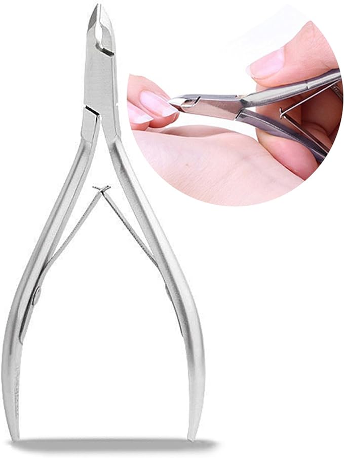 Gusseted Wave Cuticle Nipper, Nail Care, Stainless Steel, Nipper-type Nail Clippers, Cuticle Cuticles, For Nails and Exfoliates - BeesActive Australia