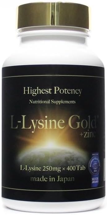SAIO L-Lysine GOLD (L-Lysine GOLD) 400 tablets x 1 piece SAIO Lysine Zinc-containing food Made in Japan L-Lysine Zinc Made in Japan - BeesActive Australia