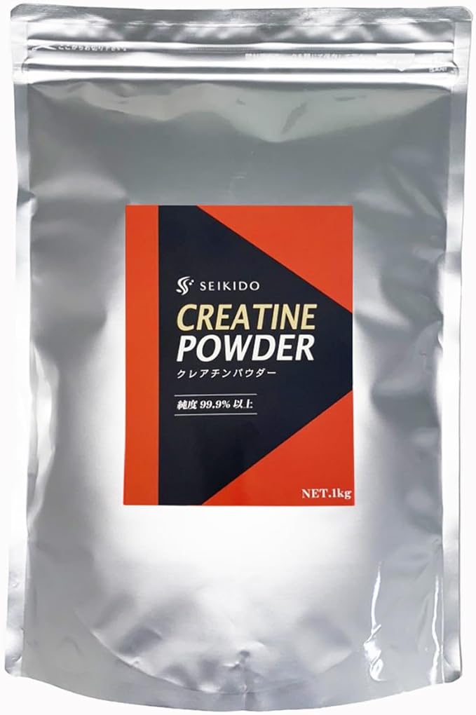 Seikido [Creatine Powder] Monohydrate 1kg 200 servings Large Capacity Creatine 99.9% Purity High Purity Powder Non-flavor Men Women Training Muscle Strength Performance Improvement - BeesActive Australia