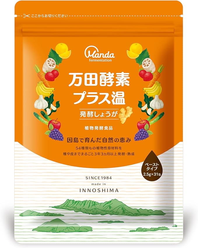 [Official] Manda Koso Plus Temperature Fermented Ginger (Sachets/Paste/About 1 Month's Supply) Manda Koso Fermented Foods Fermented Ginger Ginger - BeesActive Australia