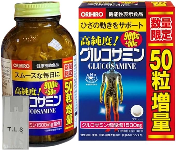 [1 piece + original bag] Orihiro High Purity Glucosamine/Chondroitin Granules 950 grains (95 days supply) - BeesActive Australia