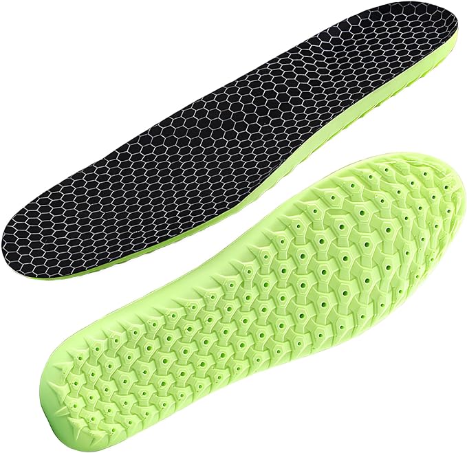 Sunhel Insole, Shock Absorption, Standing Work, Sports, Arch Support, Next-to-Fit Shoes, Men's, Women's, High Resilience, Breathable, Adjustable Size, Ultra Lightweight, Sole (Black, 10.2 - 10.4 - BeesActive Australia
