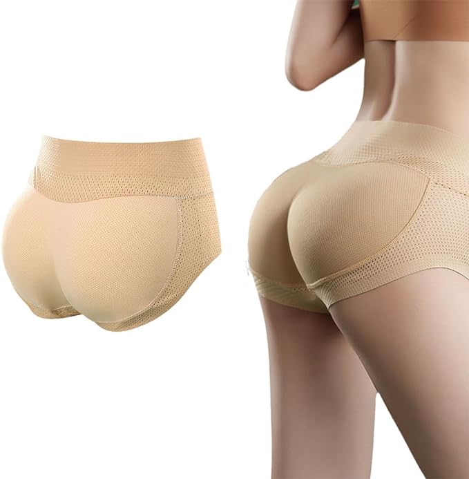 worovo Women's Padded Butt Lifting Panties, Briefs, Shaping Panties, Shaping Underwear, Seamless, Molded Pads, Booty Lift, High Elasticity, Breathable - BeesActive Australia
