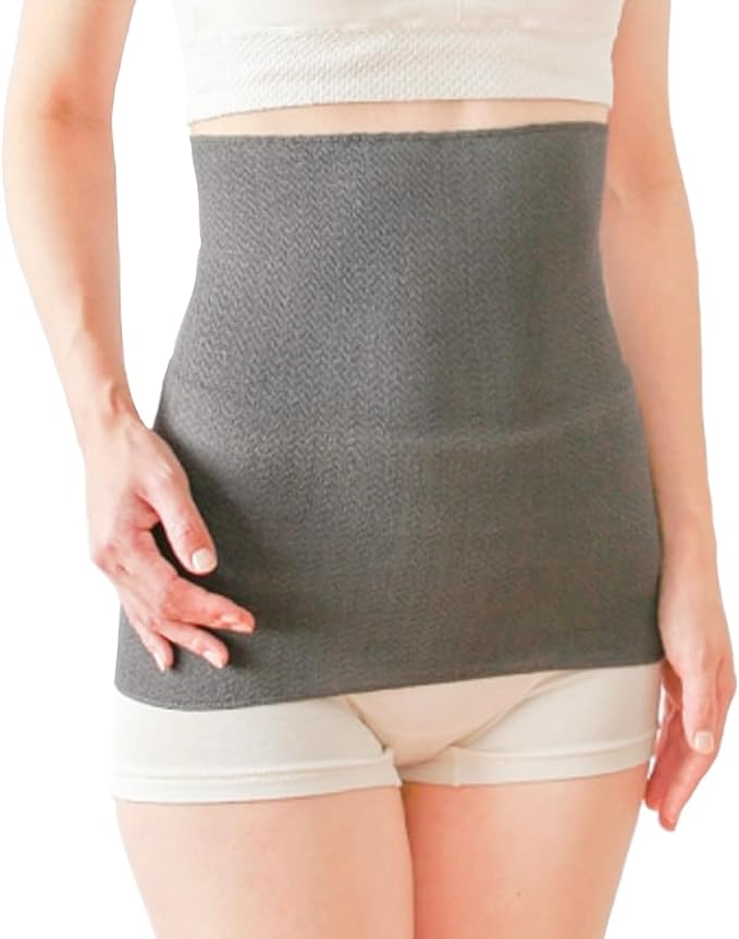 [nanosilke] [Amazon Limited] Mega Hit 110,000 Items Sold As Silk Belly Wrap, Traditional Knitting, Earth Gray, Made in Nara, Made in Japan, Moisturizing, Thermal, Pregnancy, Cool, Sleeping, Men's, - BeesActive Australia