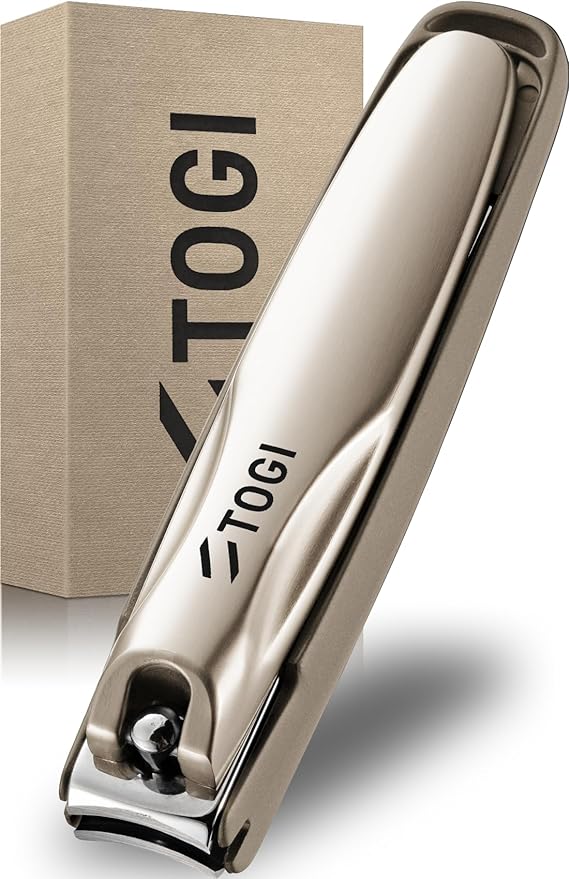 Nail Clippers, Super Sharp Sharp, High Quality (Light Force Cuts Sparing), Nail Clippers, Gift TOGI Champagne - BeesActive Australia