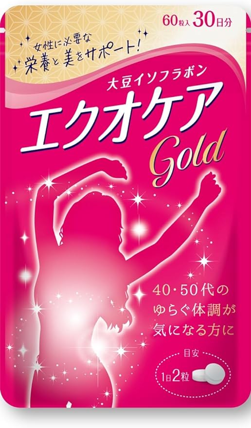 Equocare Equol Production Supplement Soy Isoflavone Lactobionic Acid Koji Lactic Acid Bacteria Collagen Women's Supplement 60 tablets 30 days supply - BeesActive Australia