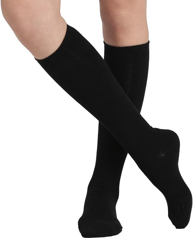 MKY factory Nestree Series Women's Compression Socks, Weak Pressure, 9.1 - 9.8 inches (23 - 25 cm), Day and Night Socks, High Socks, Cotton, Compression Socks, Sleeping and Beautiful Legs - BeesActive Australia