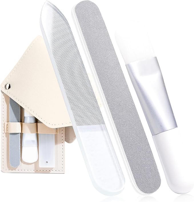 Nail File, Nail Polish, Includes Storage Pouch, 0.0004 inch (0.01 mm) Accuracy, No Need for Manicure, Nail File, Nail Polish, Glass, Nail File, Nail Polish, Shiny Emery Board, Nail Care, Glass File, - BeesActive Australia