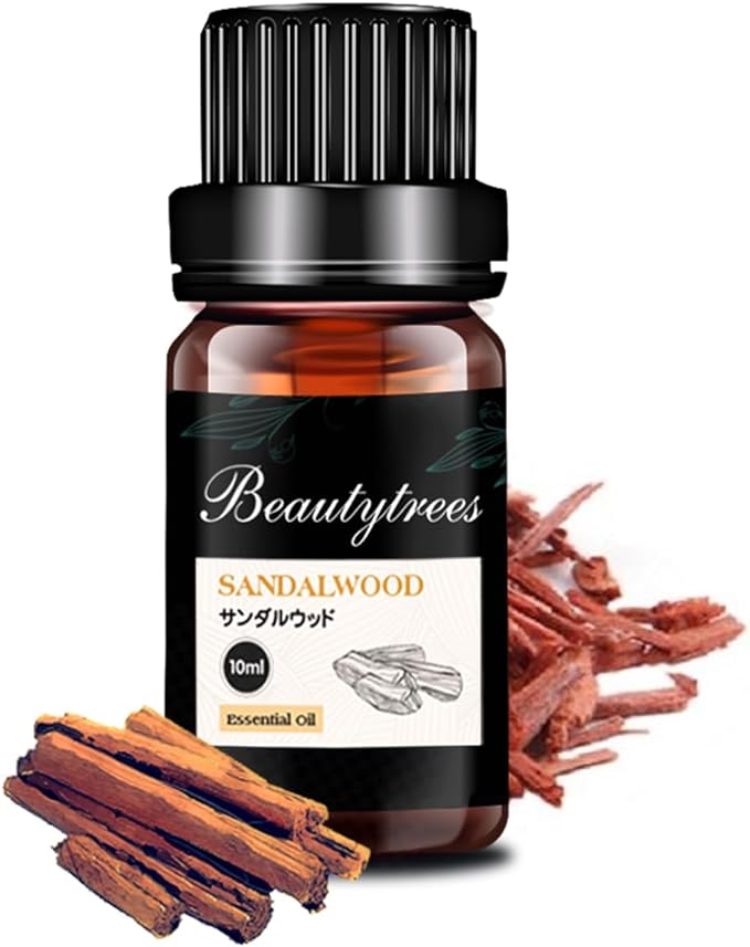 Beautytrees Sandalwood Sandalwood Essential Oil 100% Natural Aroma Oil 10ml Aroma Humidifier Diffuser Aroma Stone Bath -  Australia