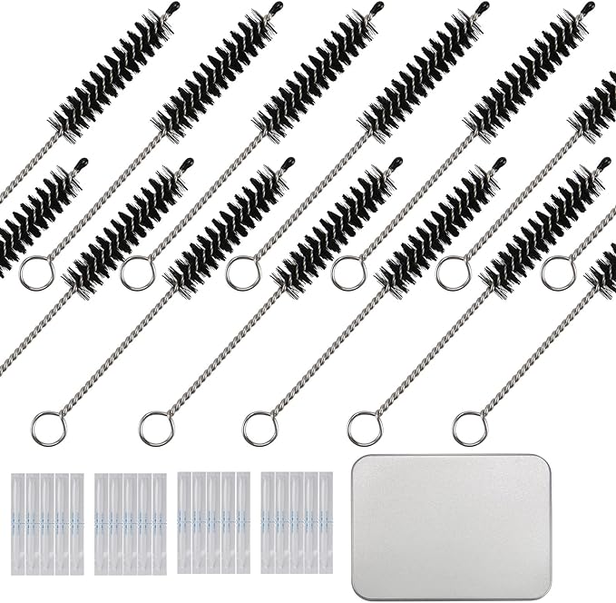 20 Pack Glow Cleaning Brushes | Compatible with Glo Hyper X2 and X2 Air | Includes 20 Cotton Swabs | Convenient Storage Case - BeesActive Australia