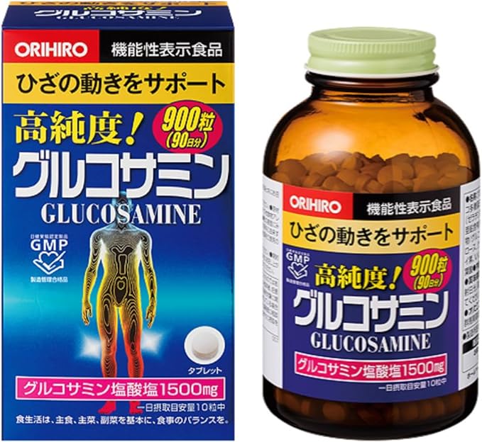 ORIHIRO High purity glucosamine grains 900 grains (90 days supply) with bonus - BeesActive Australia