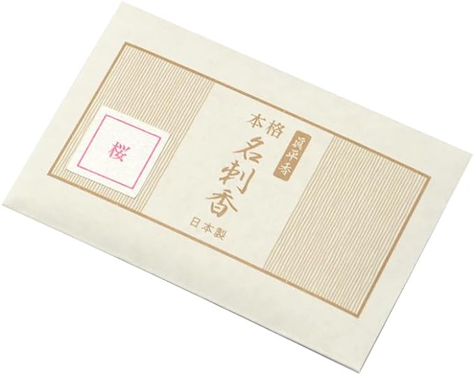 Shinpeika Authentic Business Card Incense, Pack of 5 (Cherry Blossoms) - BeesActive Australia