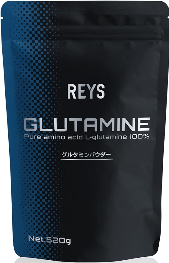 REYS Glutamine Powder 520g Supervised by Noriaki Yamazawa [Estimated usage: approx. 104 times] Uses 100% L-Glutamine Unflavored - BeesActive Australia