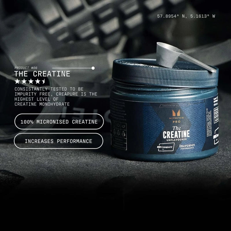 MyProtein Creapure Creatine Monohydrate Unflavored 500g - BeesActive Australia