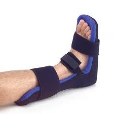Ultra Light Adjustable Night Splint Dorsal with Soft Washable Towelling and Foot Wedge (6-8) 6-8 - BeesActive Australia