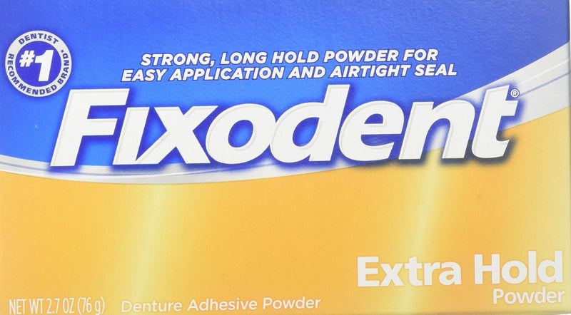 Fixodent Fixodent Denture Adhesive Powder Extra Hold, Extra Hold 2.7 Oz - BeesActive Australia