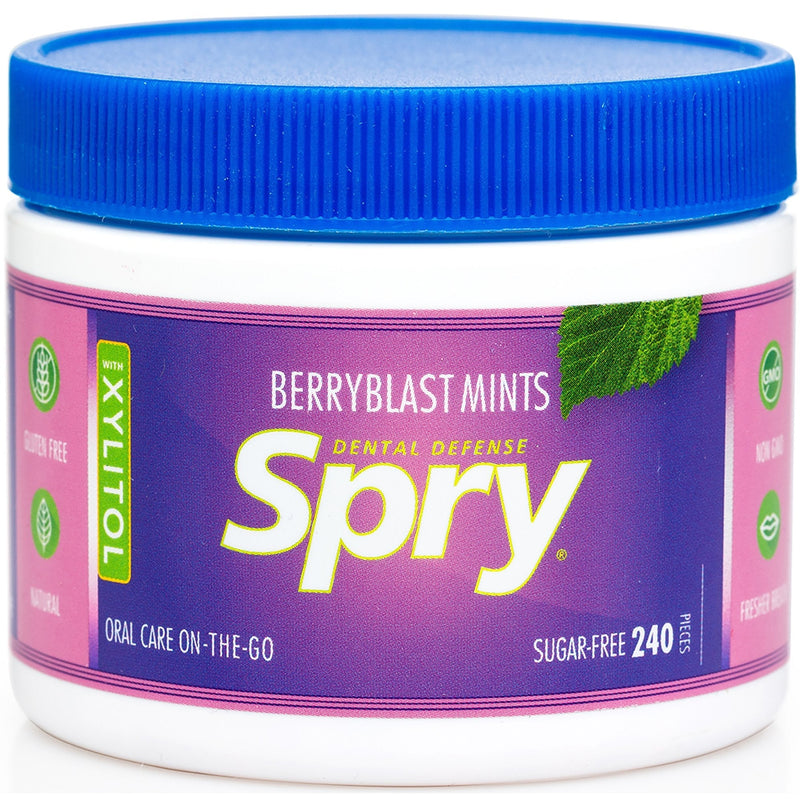 Spry Xylitol Mints, Natural Berry Blast, 240ct - BeesActive Australia