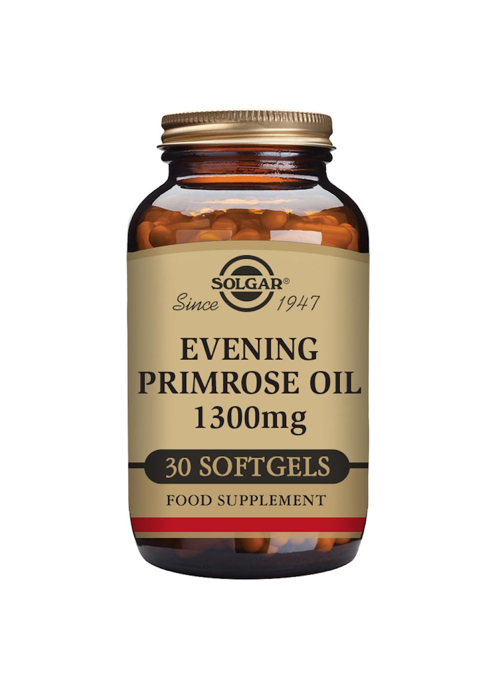 Solgar Evening Primrose Oil 1300 Mg Softgels, Pack of 30 - With Omega-6 and GLA - Easy to Swallow - Gluten Free - BeesActive Australia