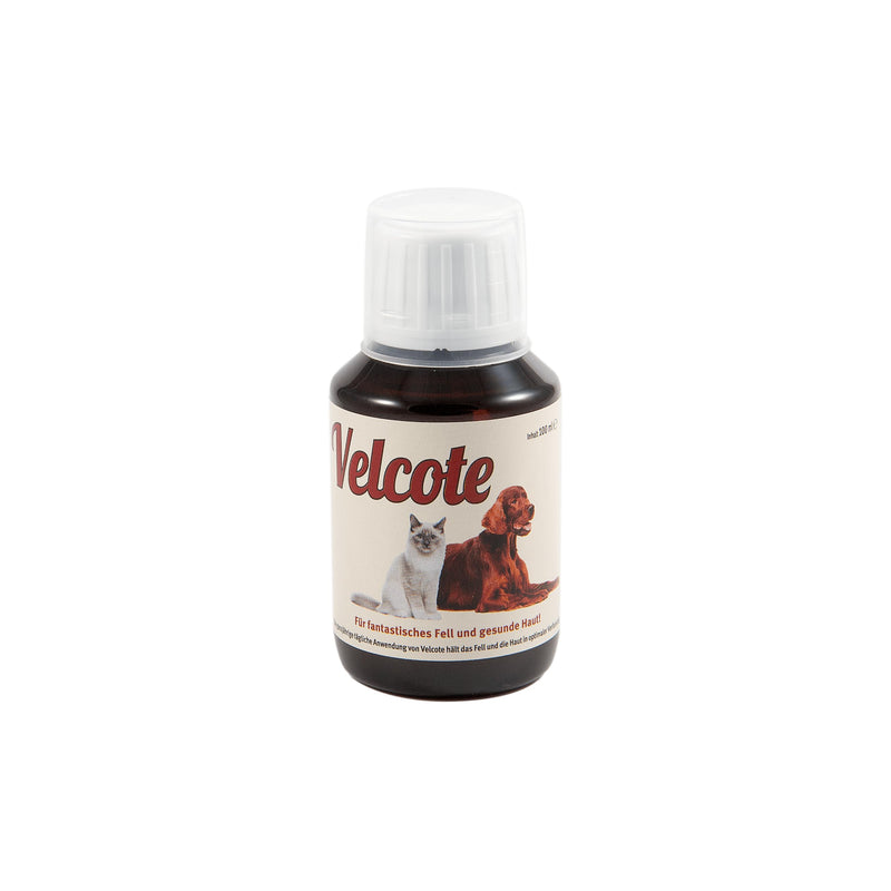 GRAU - the original - Velcote, cold-pressed oil with important Omega 3 and Omega -6 fatty acids to support coat change, pack of 1 (1 x 100 ml), supplementary food for dogs and cats 1 x 100ml (pack of 1)