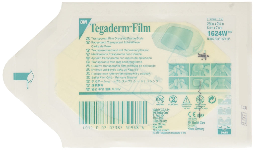 3m Tegaderm Transparent Film Dressing 2.375" x 2.75"/Picture Frame Style/Package of 20 - BeesActive Australia