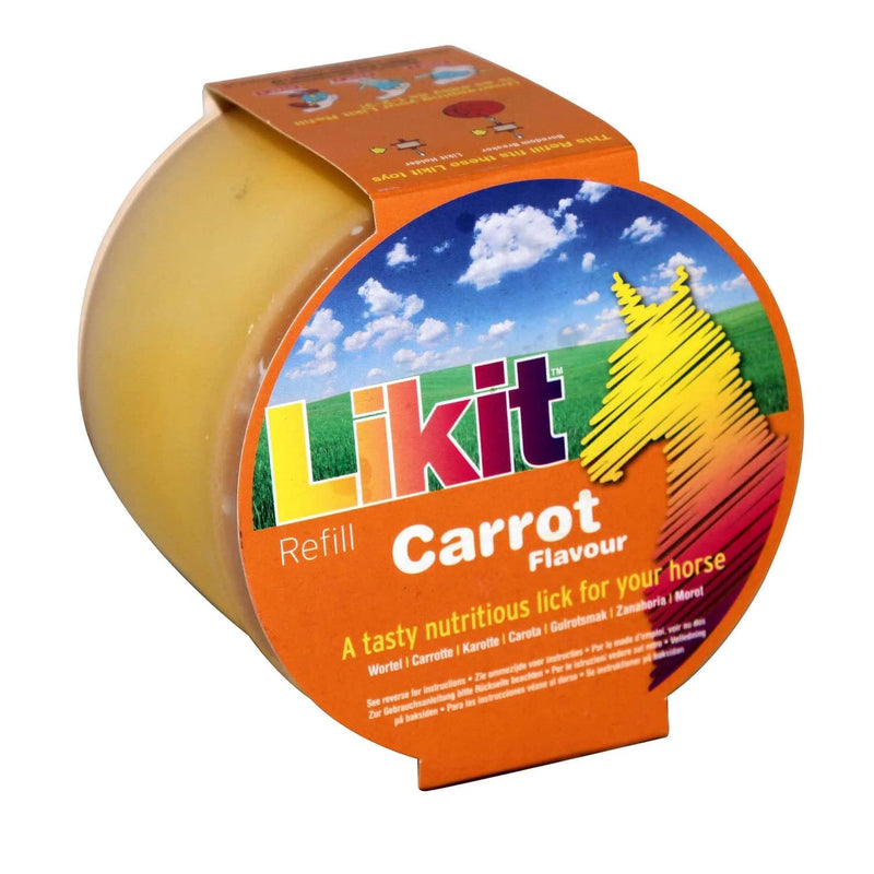 Likit Horse Treat Refill Carrot 650g | Tasty Horse Treat, Reduce Your Horse's Boredom & Stress | Carrot LIK0008
